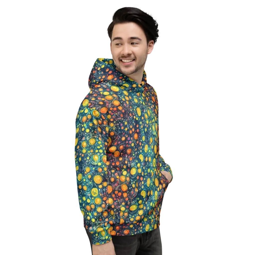 Starry Orbits on Hoodie — Right