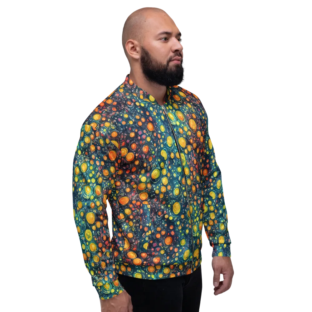 Starry Orbits on Bomber Jacket — Right