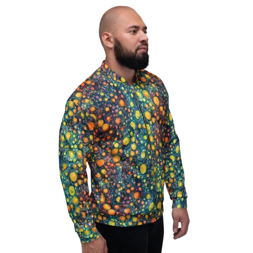 Starry Orbits on a Bomber Jacket