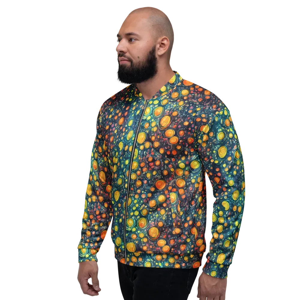 Starry Orbits on Bomber Jacket — Left