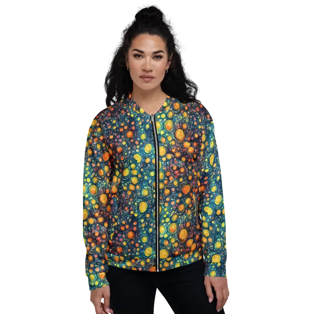 Starry Orbits on Bomber Jacket — Front
