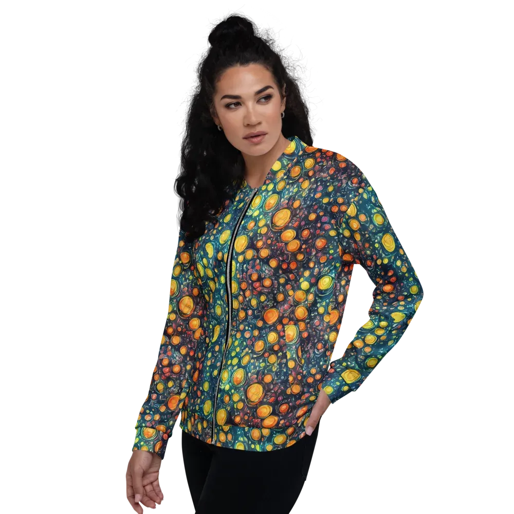 Starry Orbits on Bomber Jacket — Left