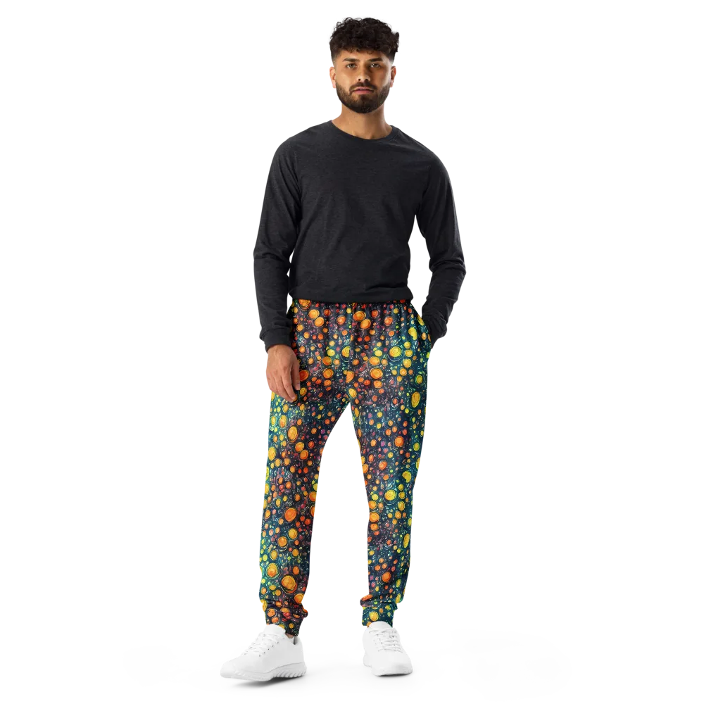 Starry Orbits on Men's Joggers — Front