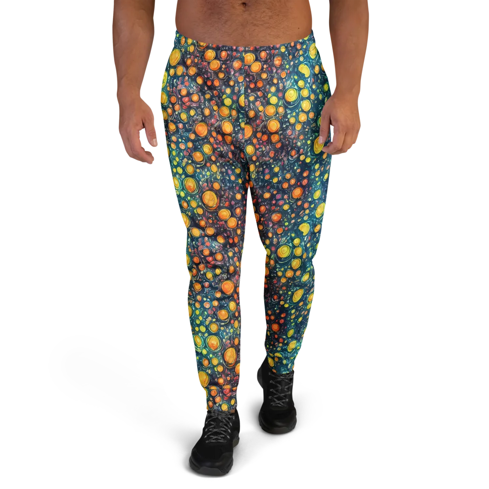 Starry Orbits on Men's Joggers — Front