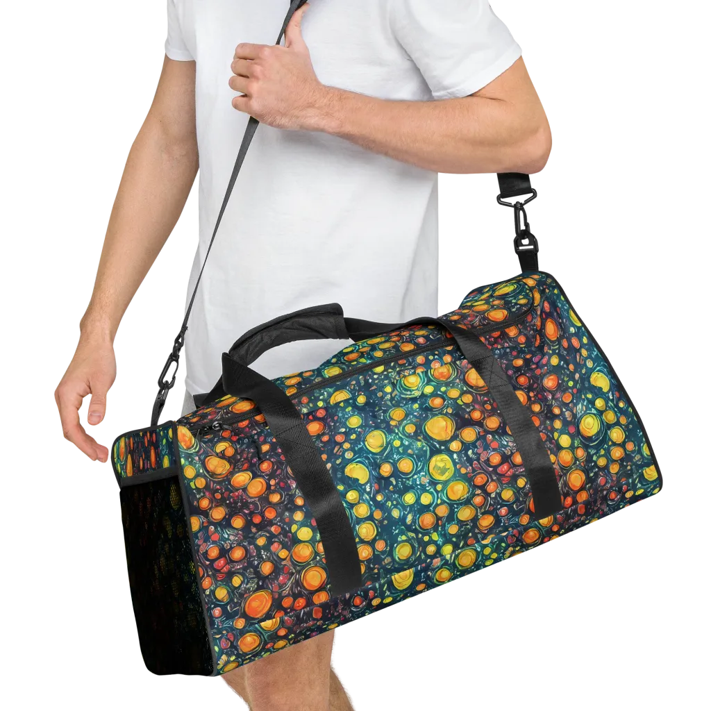 Starry Orbits on Duffle Bag — Right Front
