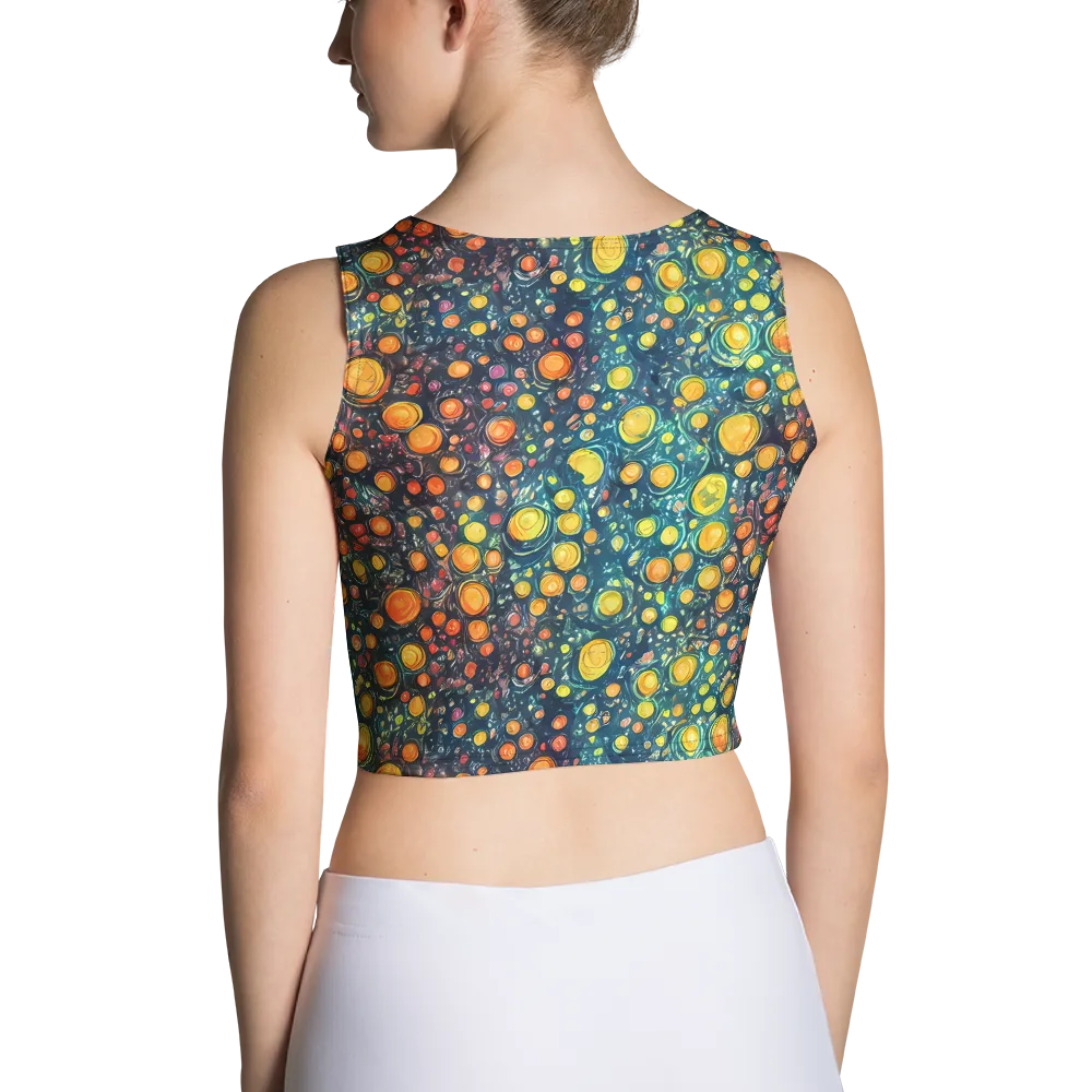 Starry Orbits on Crop Top — Back