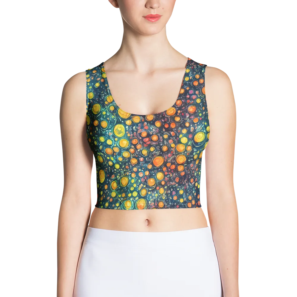 Starry Orbits on Crop Top — Front