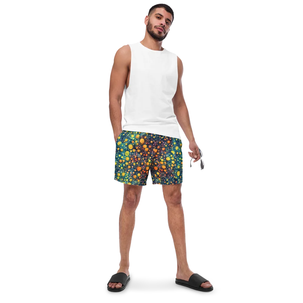 Starry Orbits on Swim Trunks — Front