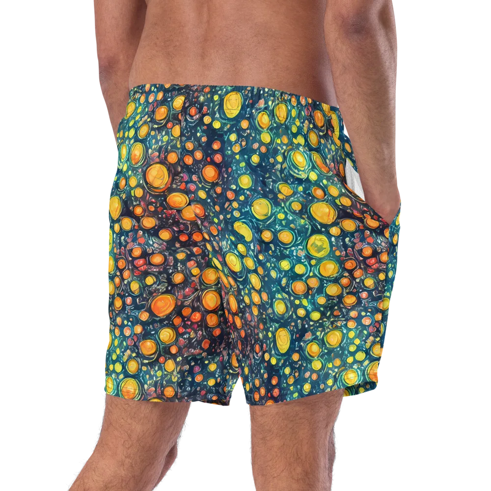 Starry Orbits on Swim Trunks — Right Back