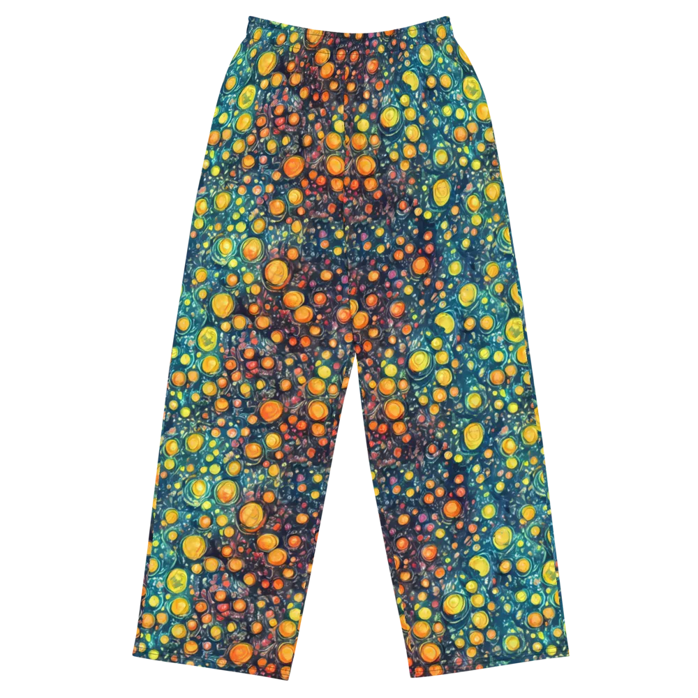 Starry Orbits on Wide-Leg Pants — Front
