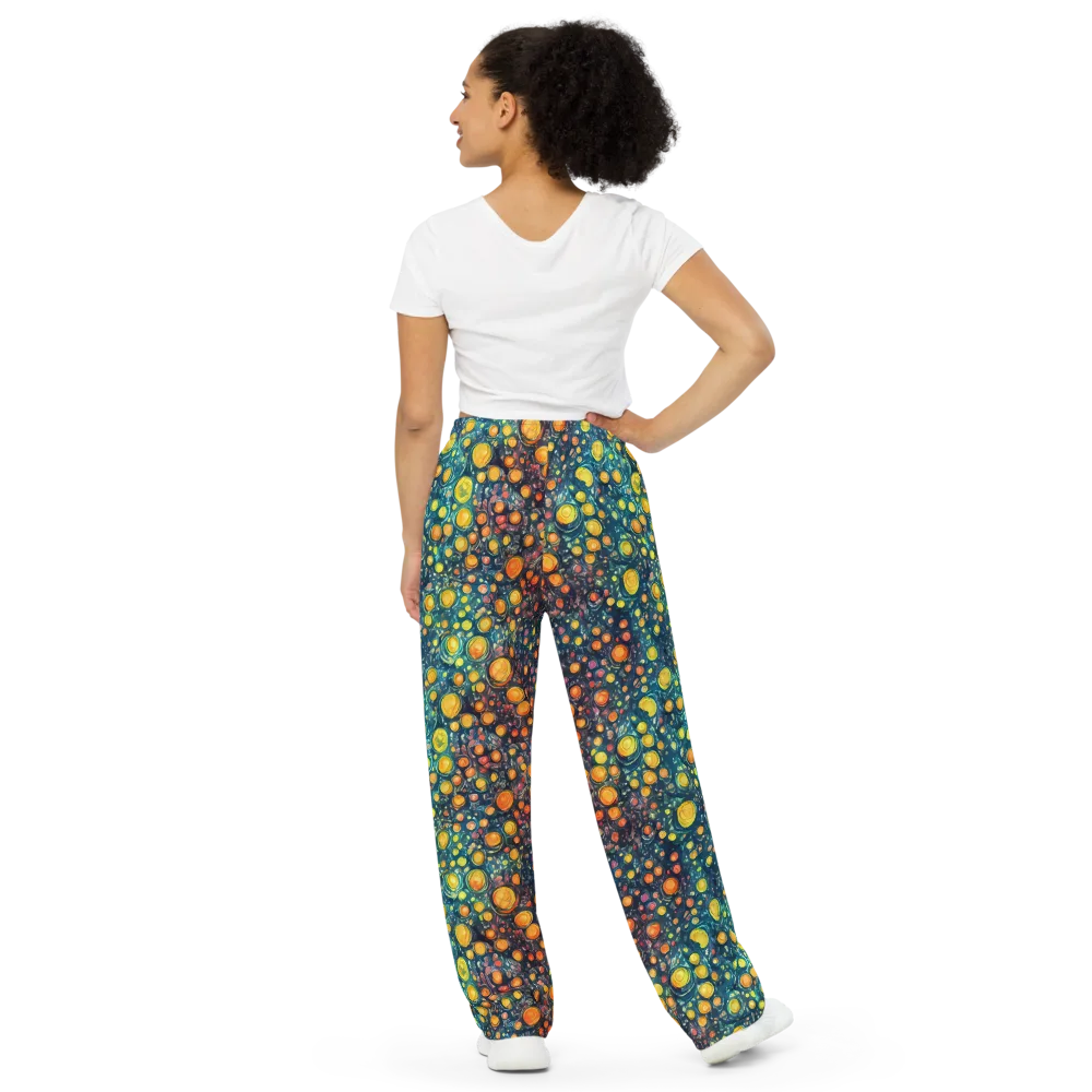 Starry Orbits on Wide-Leg Pants — Back