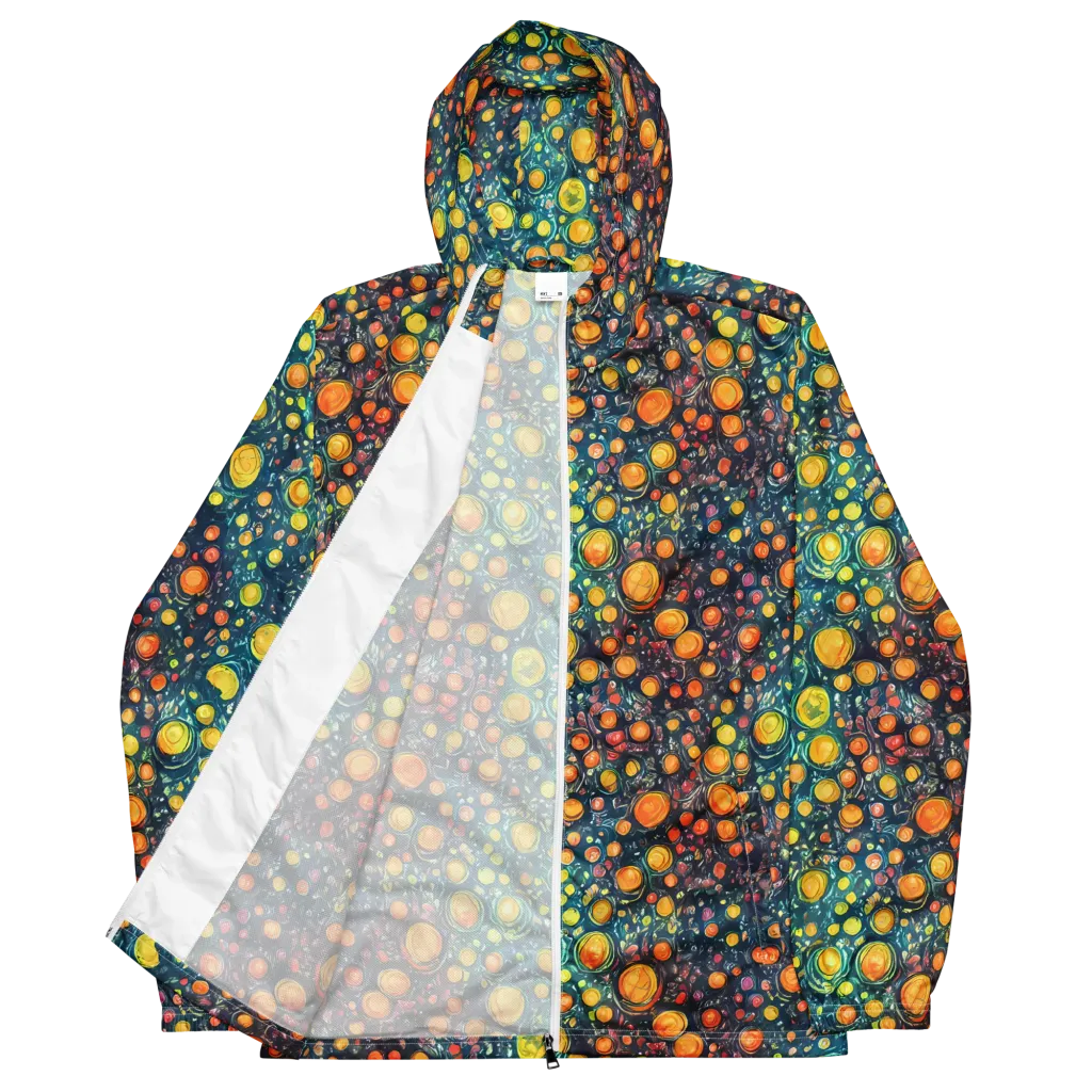 Starry Orbits on Men's Windbreaker — Front