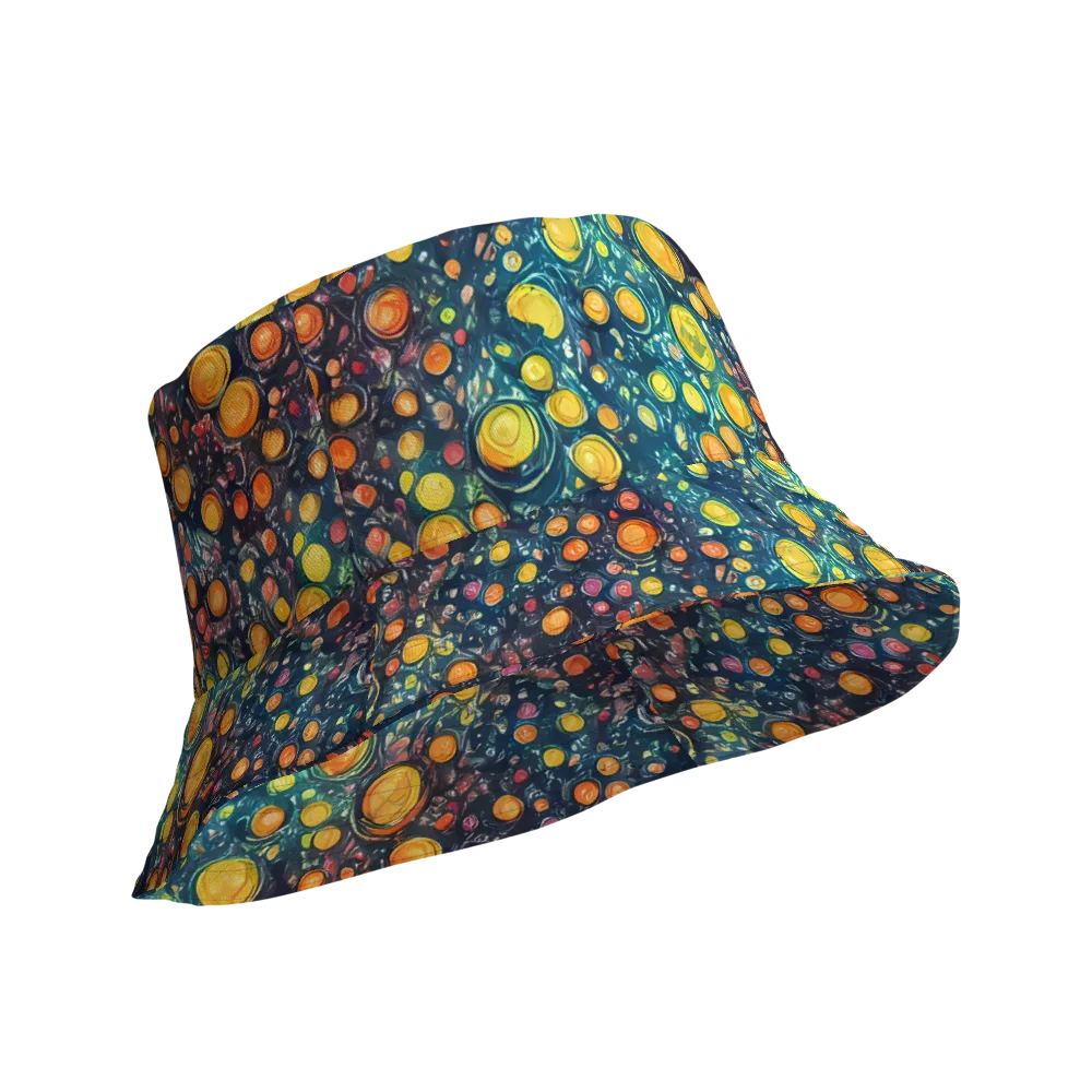 Starry Orbits on Reversible Bucket Hat — Product details Outside