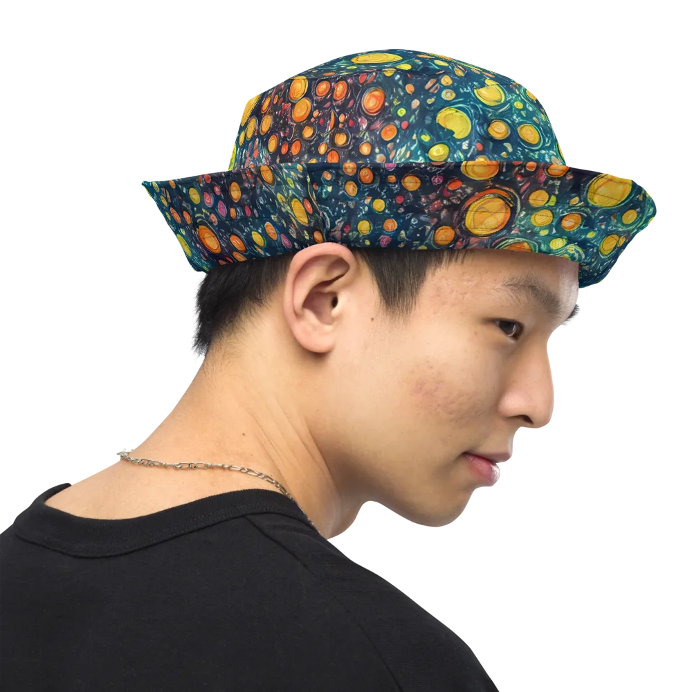 Starry Orbits on Reversible Bucket Hat — Right Outside