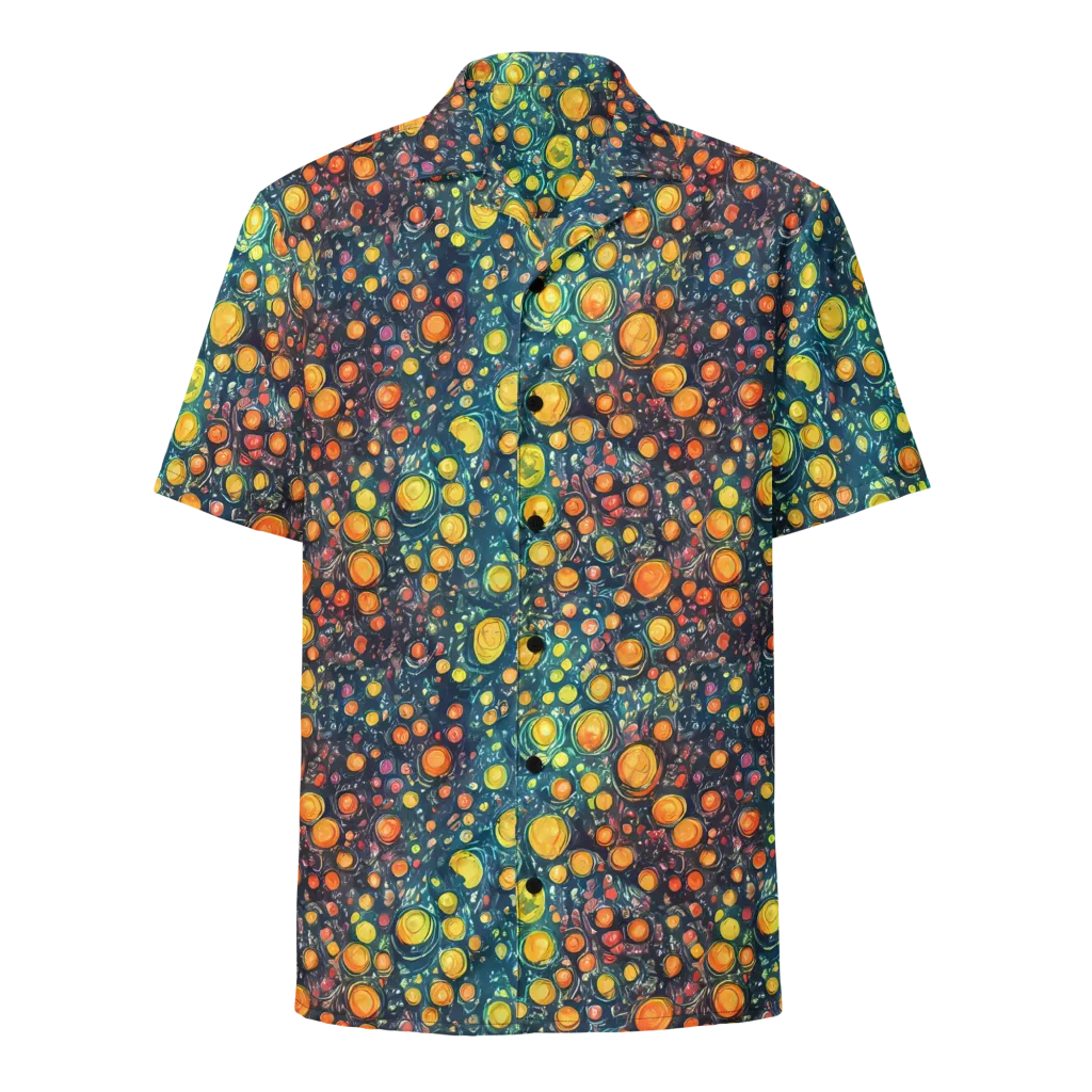 Starry Orbits on Button Shirt — Front