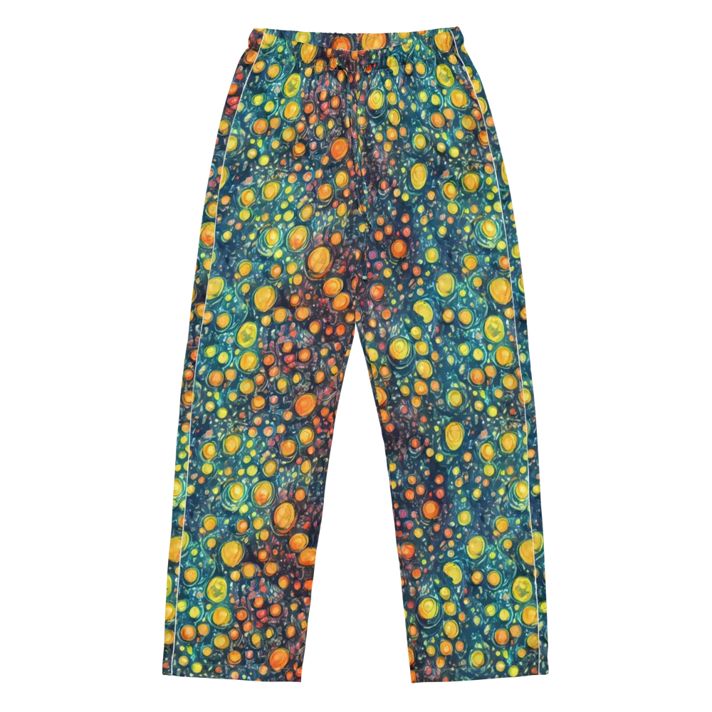 Starry Orbits on Women's Pajama Pants — Front