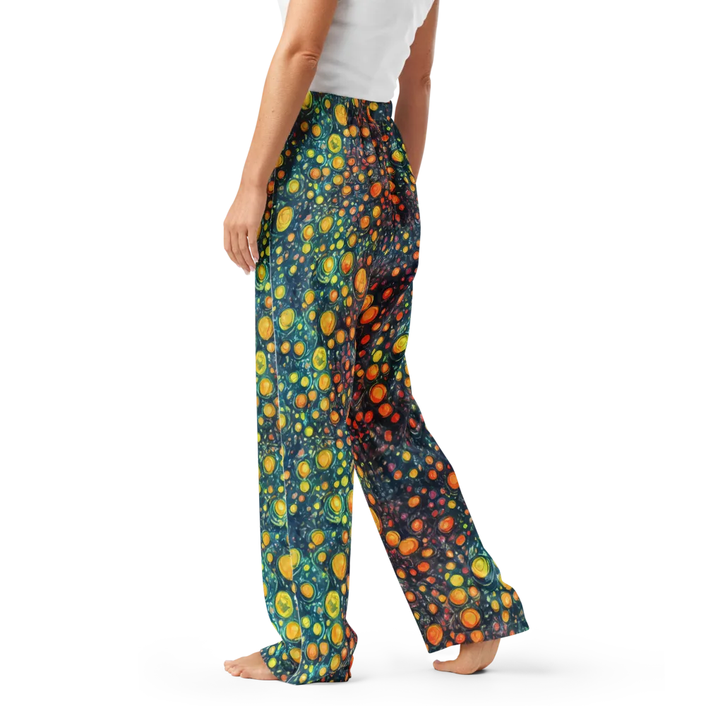 Starry Orbits on Women's Pajama Pants — Left