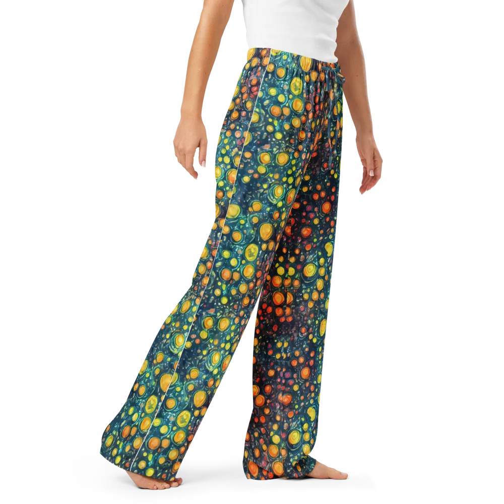 Starry Orbits on Women's Pajama Pants — Right Front