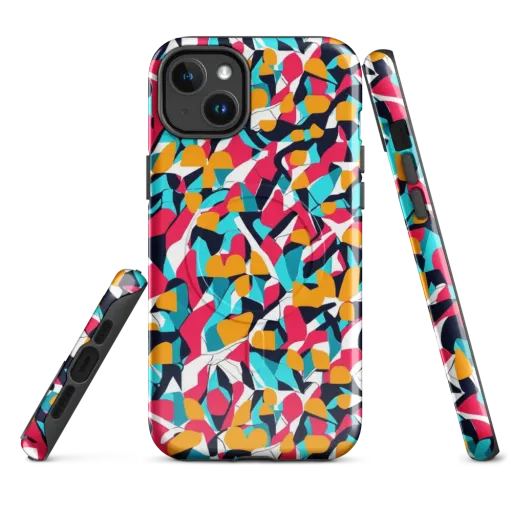 Neon Figure Flux on a MagSafe Tough Case for iPhone®