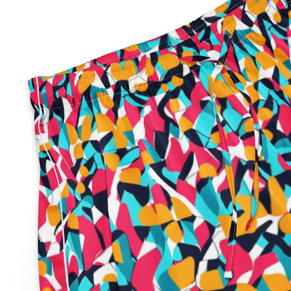 Neon Figure Flux on Women's Pajama Shorts — Product details