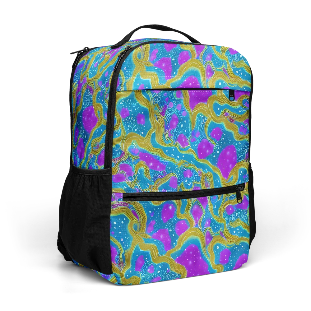 Mystic Waves on Utility Backpack — Right Front