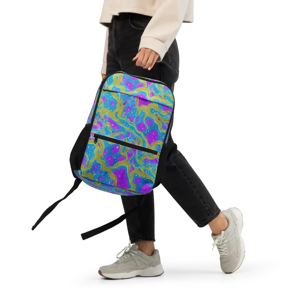 Mystic Waves on Utility Backpack — Front