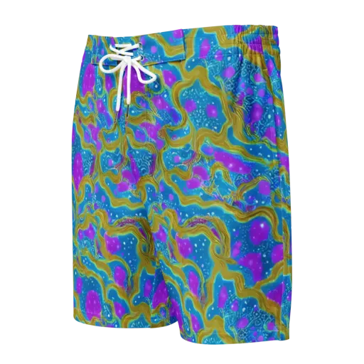 Mystic Waves on a Men's Board Shorts