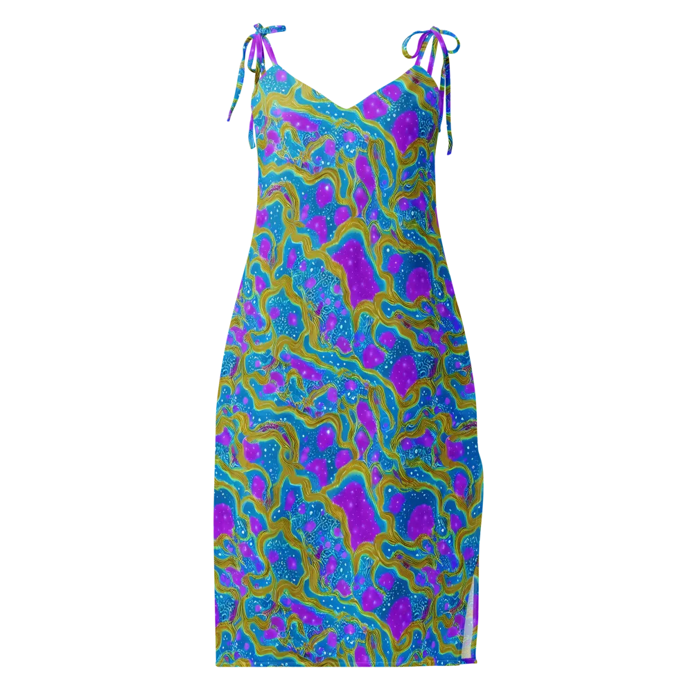 Mystic Waves on Slip Dress — Front