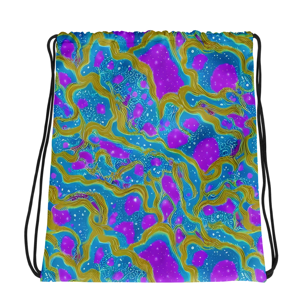 Mystic Waves on Drawstring Bag — Photo
