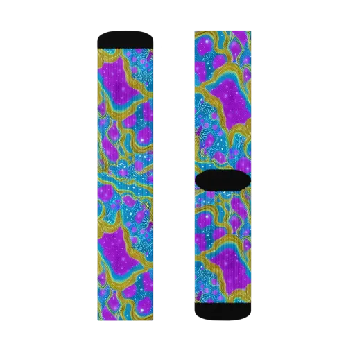 Mystic Waves on a Socks