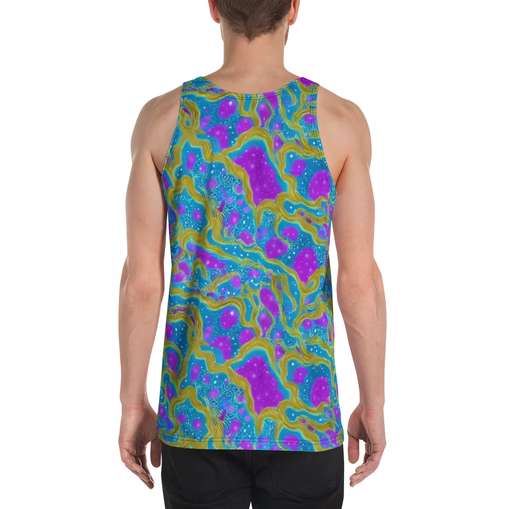Mystic Waves on Men's Tank Top — Back