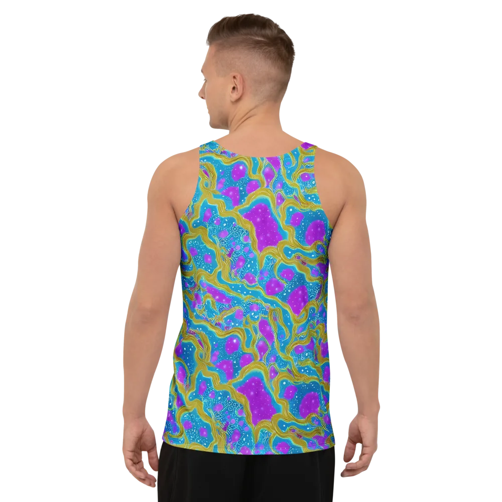 Mystic Waves on Men's Tank Top — Back