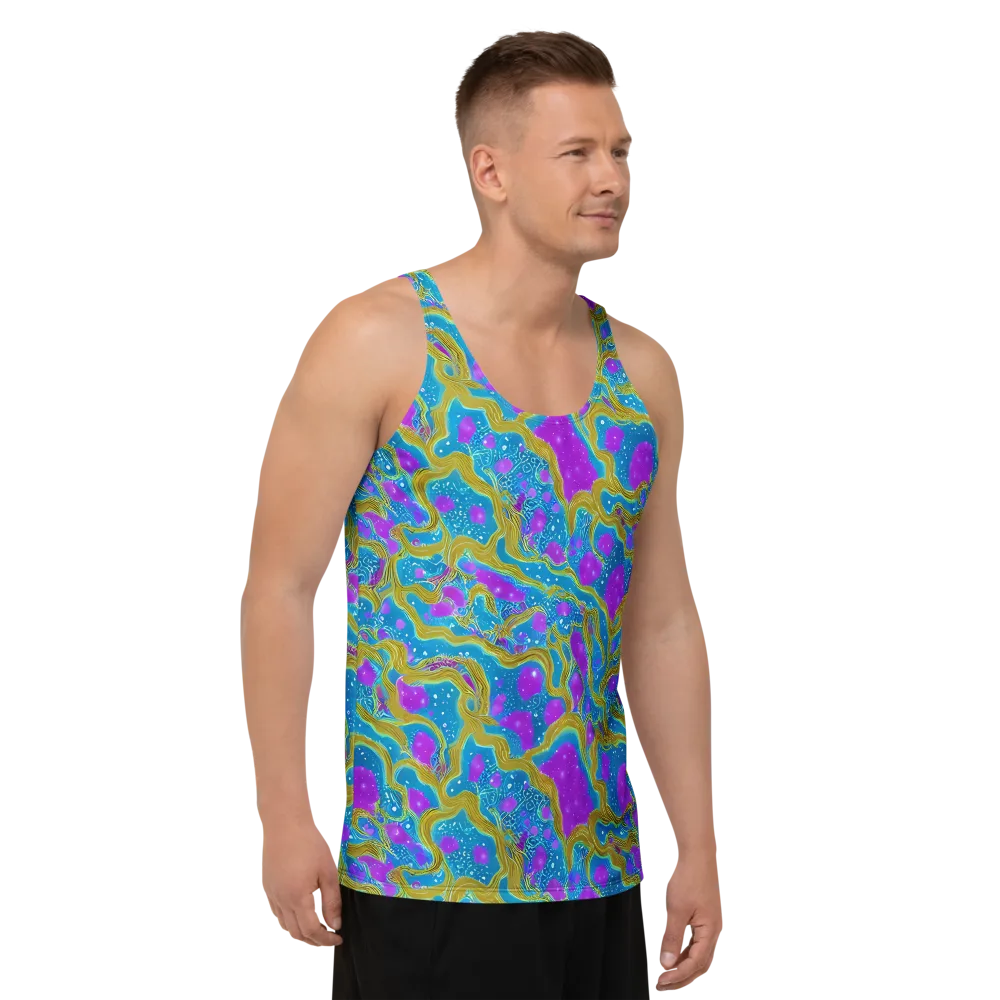 Mystic Waves on Men's Tank Top — Right Front