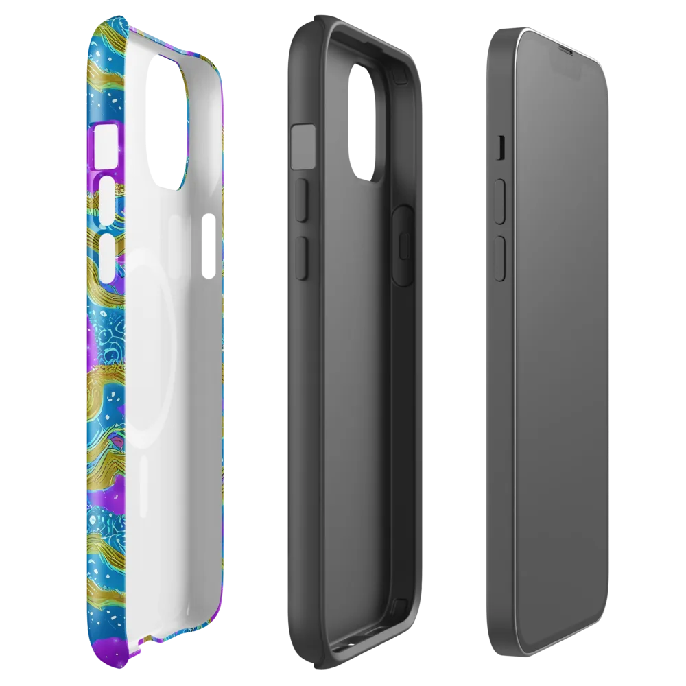 Mystic Waves on MagSafe Tough Case for iPhone® — Front