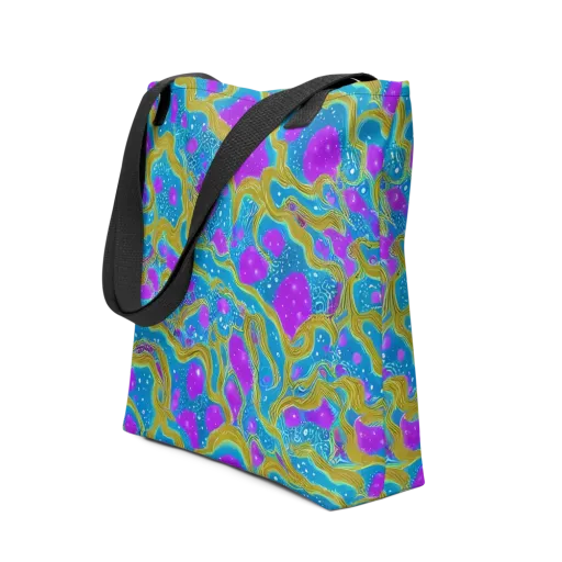 Mystic Waves on a Tote Bag