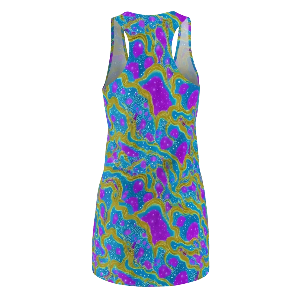 Mystic Waves on Racerback Dress — Back