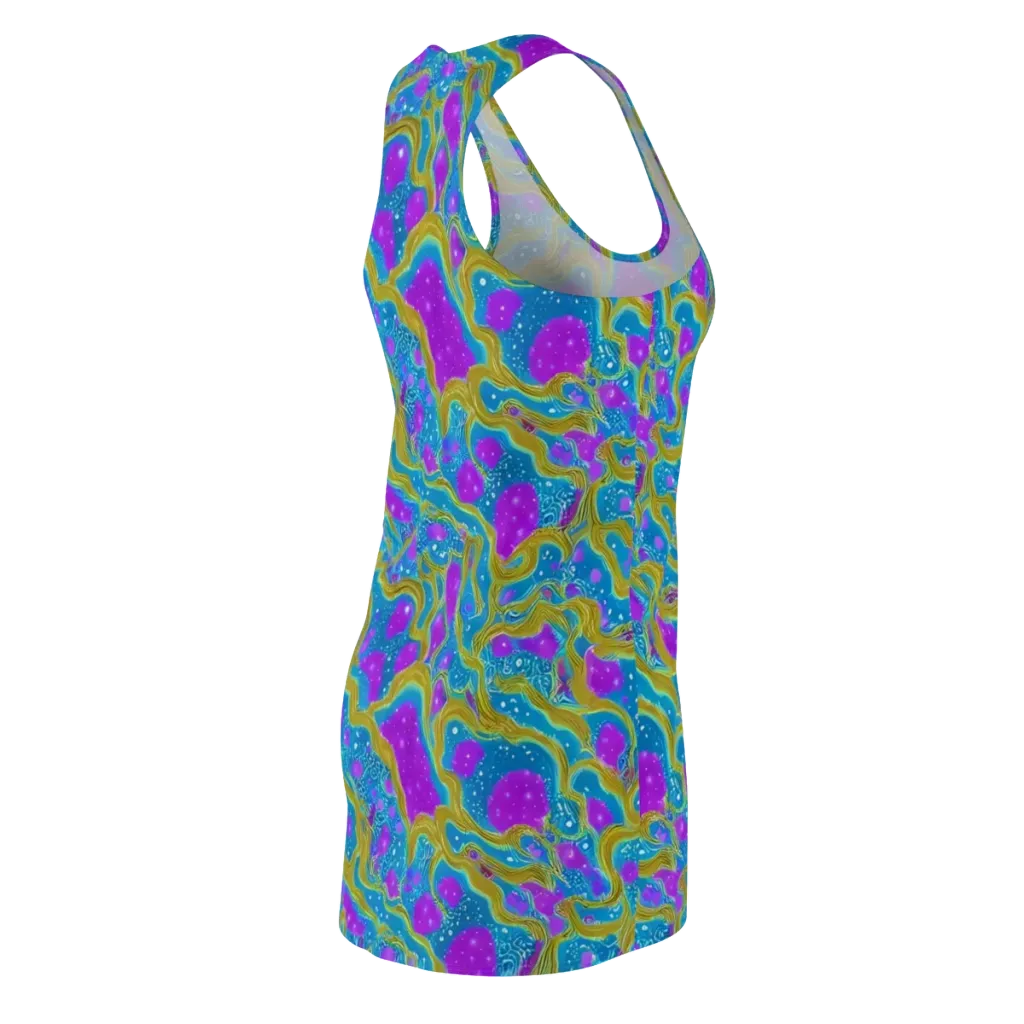 Mystic Waves on Racerback Dress — Back Side