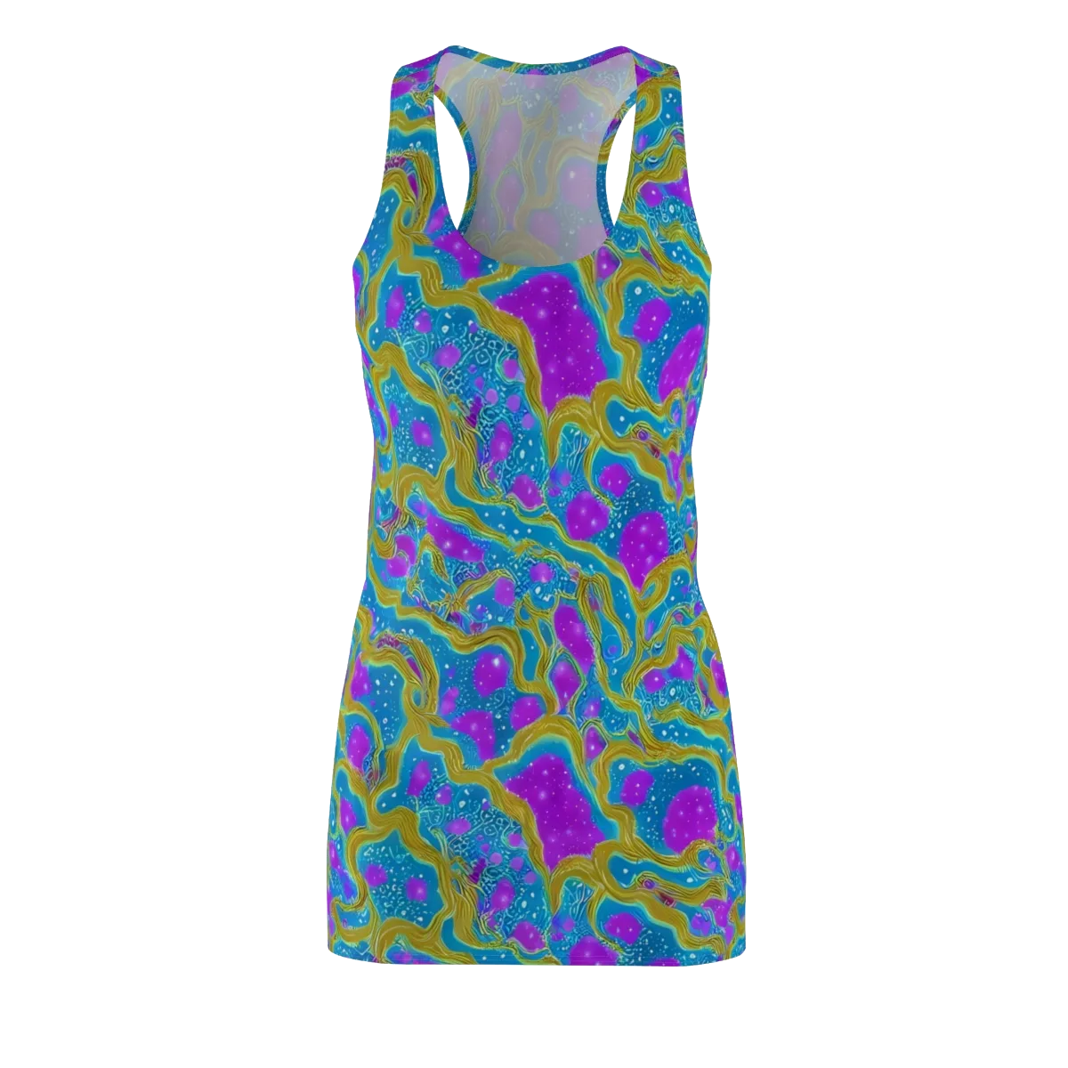 Mystic Waves on Racerback Dress — Front