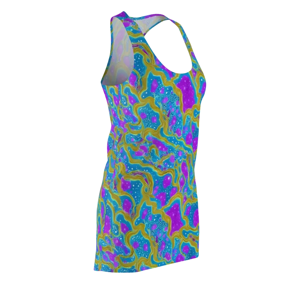 Mystic Waves on Racerback Dress — Front Side