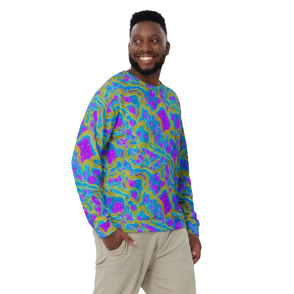 Mystic Waves on Sweatshirt — Front