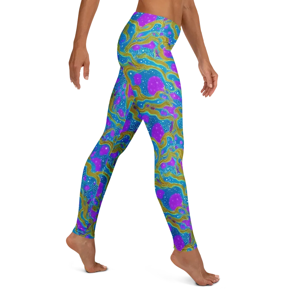Mystic Waves on Leggings — Right