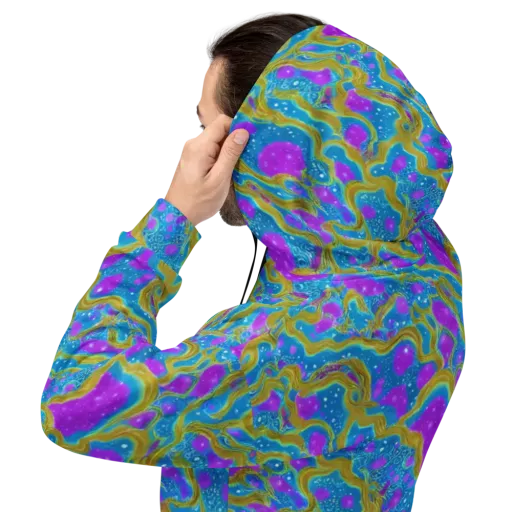 Mystic Waves on a Hoodie