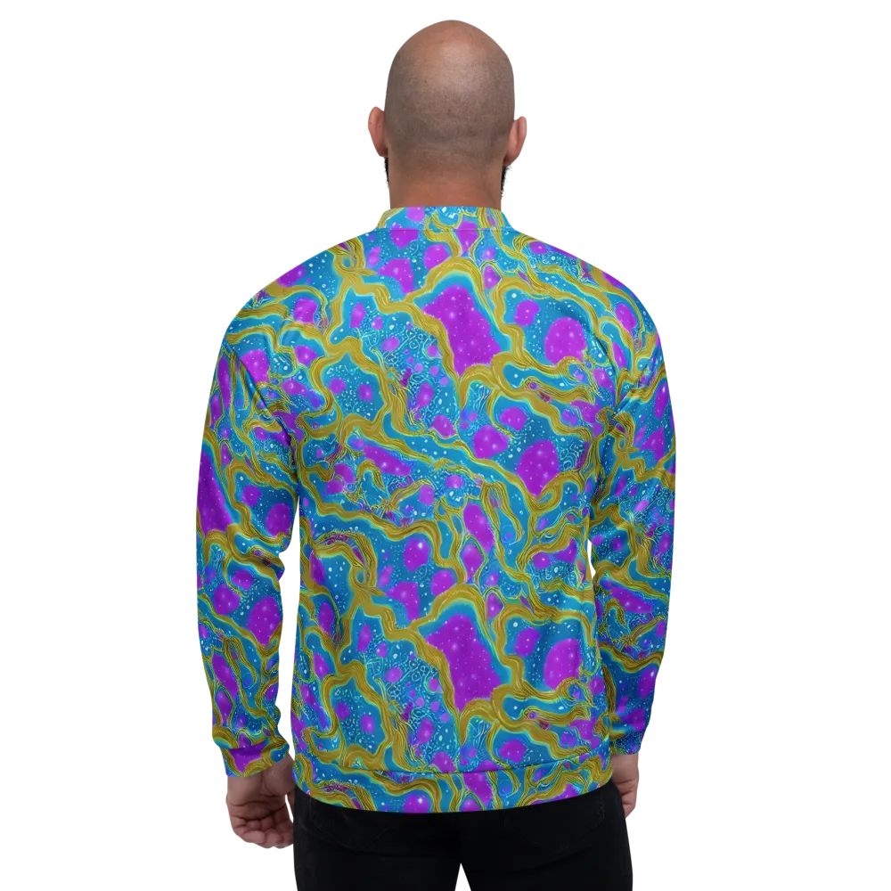 Mystic Waves on Bomber Jacket — Back