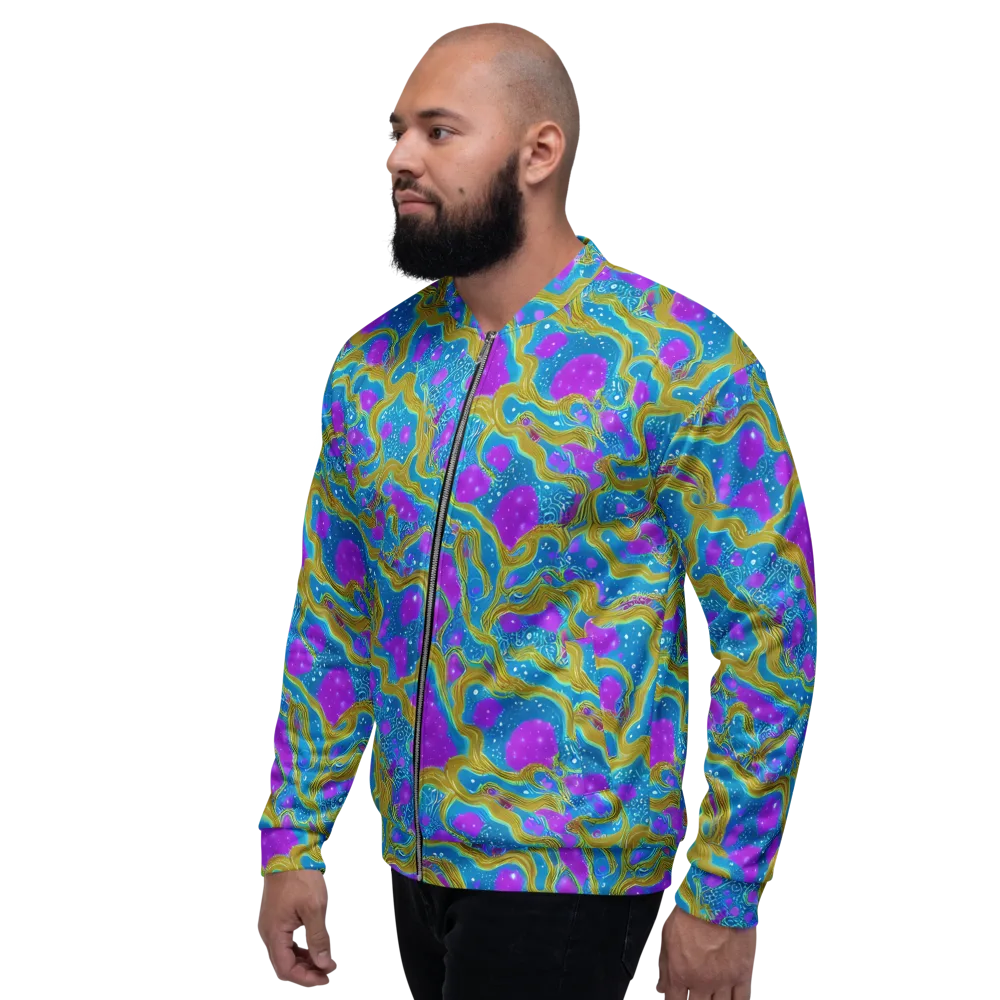 Mystic Waves on Bomber Jacket — Left