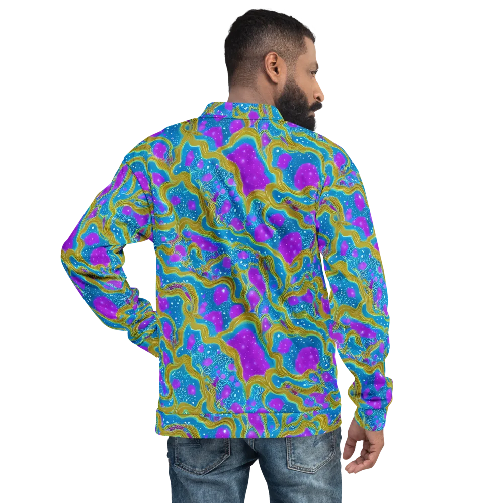 Mystic Waves on Bomber Jacket — Back