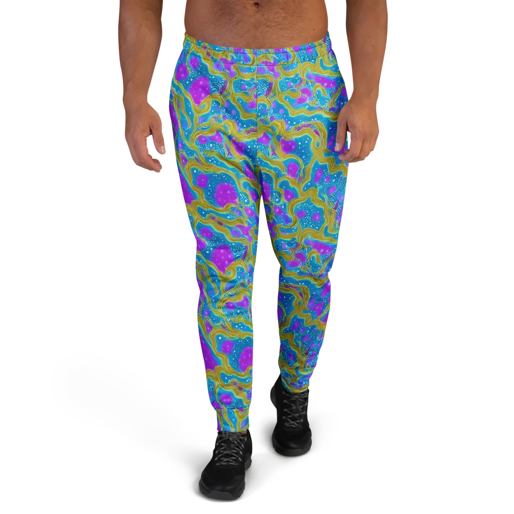 Mystic Waves on Men's Joggers — Front