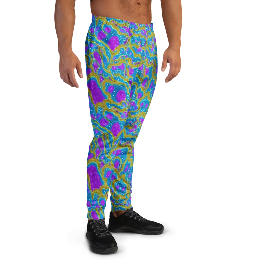 Mystic Waves on Men's Joggers — Right