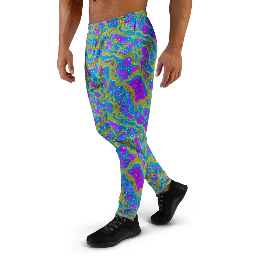 Mystic Waves on Men's Joggers — Left