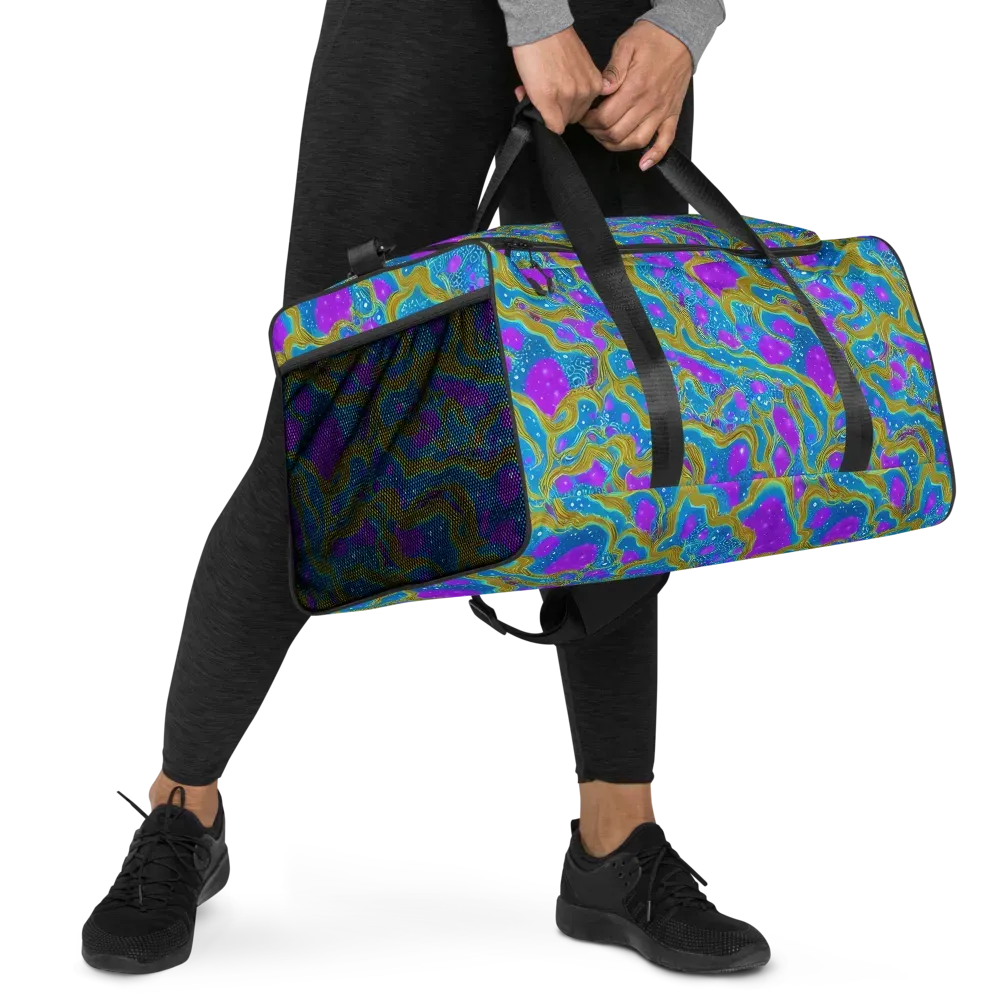 Mystic Waves on Duffle Bag — Right Front