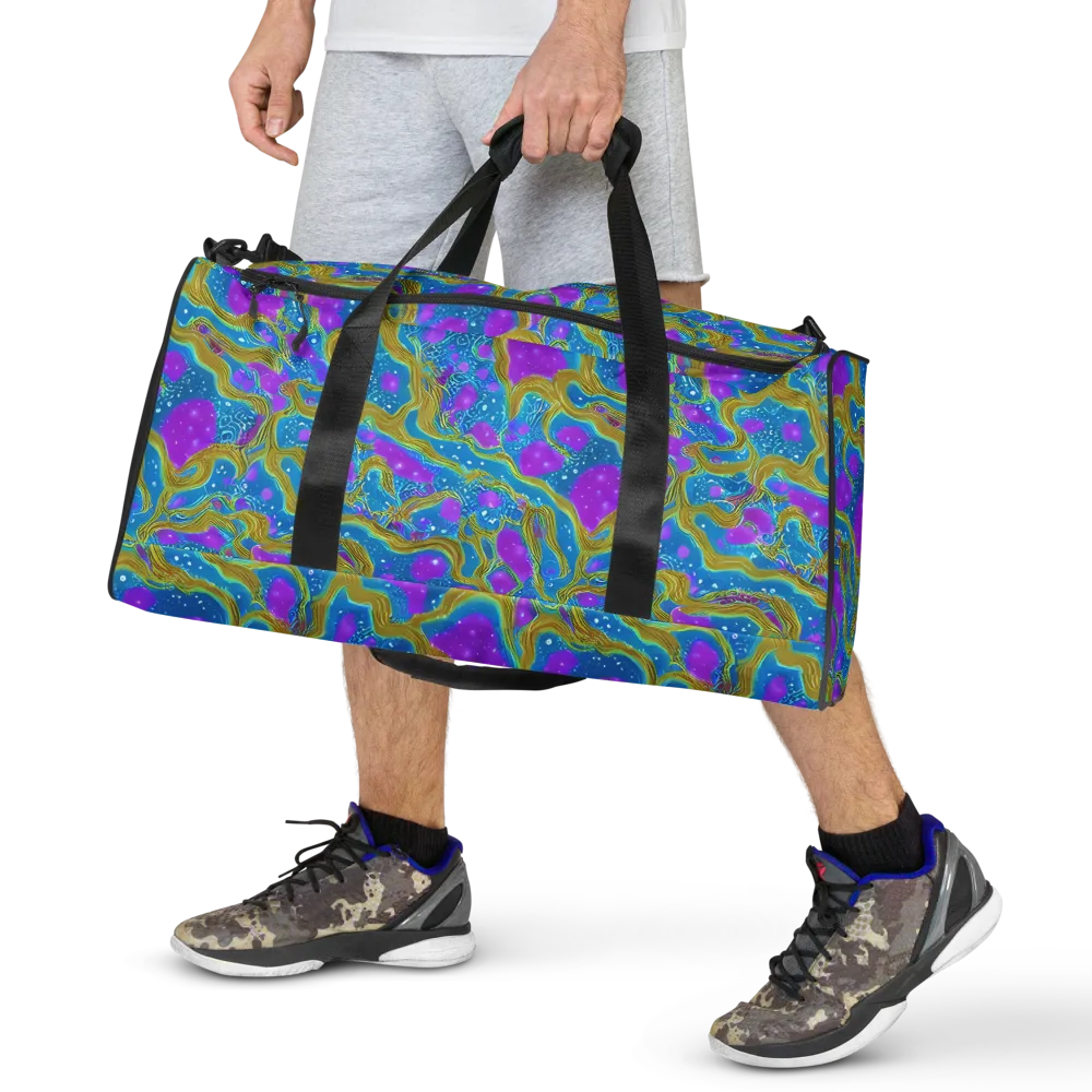 Mystic Waves on Duffle Bag — Front